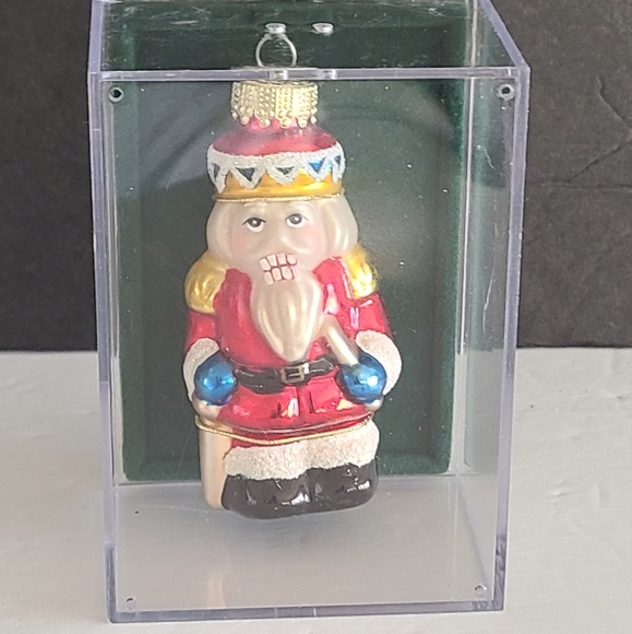 Christmas Glass ornament Nutcracker - Picture 1 of 5
